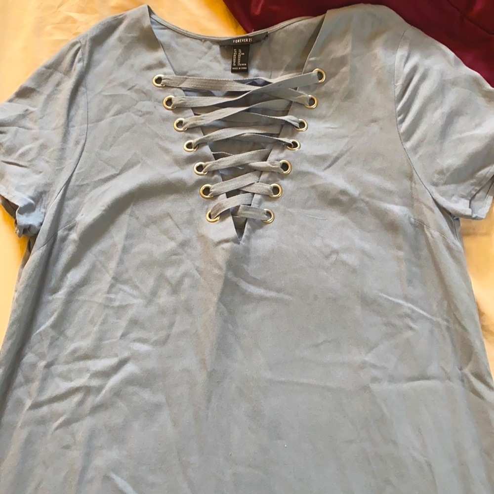 F21 Blue Dress